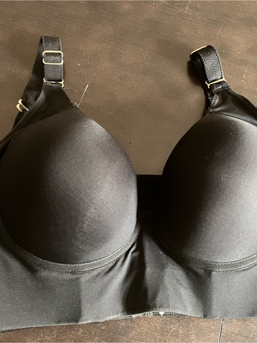 UPLADY Seamless Moulded Black Bra - Women Intimates